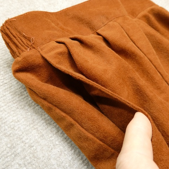 Vintage Fire Islander Suede Pants Womens Size 8 Brown Pull On Soft - Picture 6 of 10